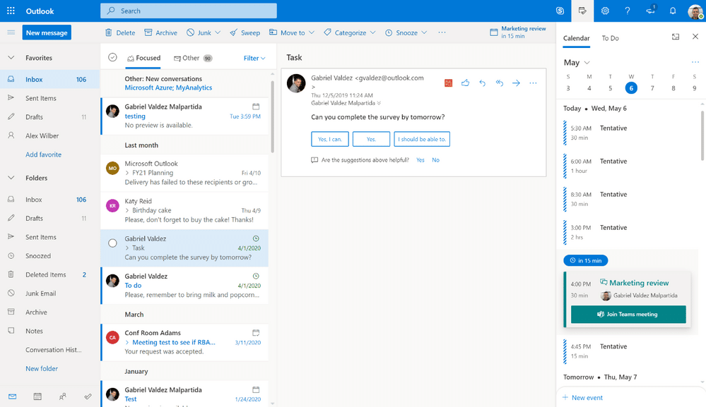 Connected Experiences Between Teams and Outlook WheelHouse IT